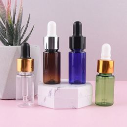 Storage Bottles Leaking Proof Travel Essential Oil Dropper Clear Plastic Container Perfume