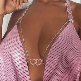Andere Nachtclub-Bikini sexy Brustkette einfache wilde glänzende Vollbohrer-Körperkette grenzüberschreitende Körperkette