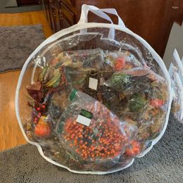Storage Bags Transparency Christmas Tree Bag Xmas Wreath Multipurpose For Storing Garland