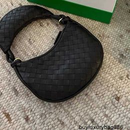 Womens Gemelli Shoulder Bags BottegaaVeneta Handbags 2023 New Product Popular on the Internet Fashionable Dark Casual Double Bag with Crescent Weave Design Ha HBIR