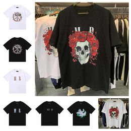 Erkek ve Kadın Tasarımcı T-Shirt Baskılı Moda Erkek Kalitesi İyi Pamuk Kısa Kollu Kısa Kollu Lüks Hip Hop Street T-Shirts-XL