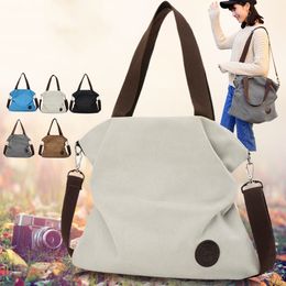 External Frame Packs Women Bag Large Big Capacity Casual Tote Handbag Female Shoulder Canvas Crossbody Lady's Hand s Shopping 230427