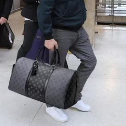 2022 duffel mens PU Leather designer travel clutch on luggage bag men basketball totes 55 50 pvc clear handbag duffle bag 118237s
