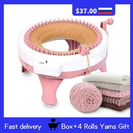 Knitting 48 Needles Knitting Machine Breimachine Creative Manual DIY Loom Sentro Knitting Machine Tricoter Sewing Hat Sock Lazy Artefact