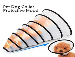 Adjustable pet collar Dog Cat ECollar Protection Cone Pet Wound Healing Head Cone Animal Medical Surgery Recovery Neck Collar DH3695520
