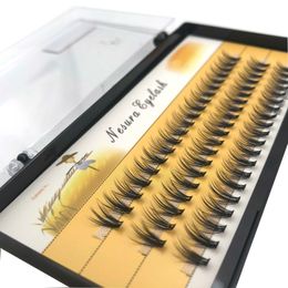 3 PCFalse Eyelashes 1 box 60 clusters 20/30D extension eyelashes individual eyelashes Natural Thick False Eyelashes Individual Eyelash Bunche Z0428