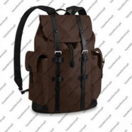CHRISTOPHER PM Backpack High Quality Mens Backpack Designer Backpacks Damier Printed Backpack Travel luggage Genuine Leather Bag P281R