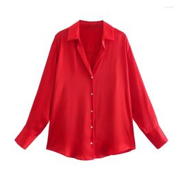 Women's Blouses 2023 Spring Autumn Clothing Street Fashion Urban Casual Shirts Multicolor Poplin Shirt Office Ladies Wear