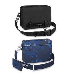 Steamer Messenger Bag Ink and wash designer handbags Grain leather crossbody Square Bags Favourite Multi Fashion pochette293S