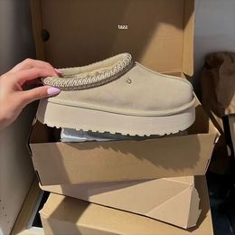 New Without Box Women Tazz Slippers Mustard Seed Platform Home Shoes Winter Wool Tasman Slippers Size 8 Best Quality Dupe Plus Size 35-44 Home Wear