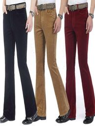 Men039s Pants Men39s Flared Vintage Skinny Men Casual Corduroy Flares Trousers Male BellBottom Size 2640Men039s Men039643410