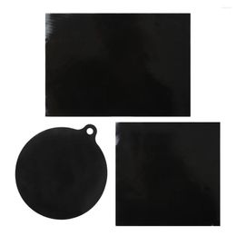 Table Mats Home Kitchen Large Trivet Silicone Induction Cooker Non Slip Black Pot Mat Cleaning Dinning Room Pan Stand Heat Insulation