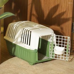 Dog Carrier Kennel Plastics Carriers Travel Small Walking Accessories Transport Bolso Perro Pet Products SR50DC