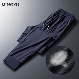 Pants Men Sports Running Pants zipper Pockets Athletic Football Soccer Pant Mesh Training Sport Elasticity Jogging Gyms Trousers 4 5XL