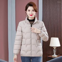 Women's Trench Coats 5XL Casual Black Winter Coat Women Long Sleeve Stand Collar Thick Parkas Female Zipper Warm Soft Loose Ladies Padded