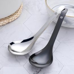 Spoons 304 Stainless Steel Home Cooking Utensil Tableware Tablespoons Soup Rice Serving Spoon Ladle