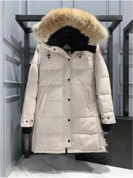 Designer Donna Canadian Goose Versione media lunghezza Piumino Piumino da donna Piumino Parka Cappotti invernali spessi e caldi A6