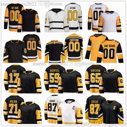 Stitched Hockey Jerseys 58 Kris Letang 87 Sidney Crosby 71 Evgeni Malkin 65 Erik Karlsson 66 Lemieux 59 Jake Guentzel 17 Bryan Rust 27 Ryan Graves 19 Reilly Smith