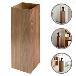 Umbrellas Japanese Umbrella Bucket Stand Holder Multifunctional Folding Durable Rack Storage Wooden El