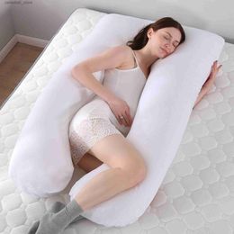 Maternity Pillows 2022 New Full Body Nursing Pregnancy Pillow U-Shaped Maternity For Sleeping With Removable Cotton Cover Q231128