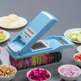 Processors High Quality Vegetable Chopper Slicer Dicer Veggie Cutter Onion Chopper Manual Mandolin Fruit Peeler For Garlic Cabbage Carrot