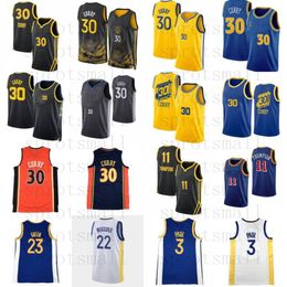 2023/24 #30 Stephen Curry Chris Paul City Basketball Jersey Mens 22 Andrew Wiggins 11 Klay Thompson 23 Draymond Green 3 Poole Shirt