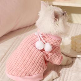 Cat Costumes Clothing Prevents Hair Loss In Autumn.Puppet Silver Gradually Layered Kitten Pet Winter Autumn Sweater