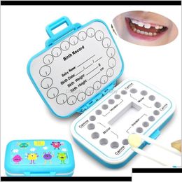 Keepsakes Keepsakes Baby Teeth Keepsake Box Pp Fairy Boxes Kids Storage Holder Organizer Cute Children Tooth Fetal Hair Container 40 L Dhmda