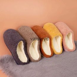 home shoes Winter Soft Sole Slippers Men Women Indoor Floor Flat Shoes Autumn Winter Warm Home Cotton Warm Plush Bedroom Slidesvaiduryd