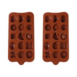 Baking Tools Silicone Moulds Mould Candy Chocolate Tray Fondant Cake Jelly Treat Mould Dog Soap Cookie Bomb Muffin Dessert Ice Mini