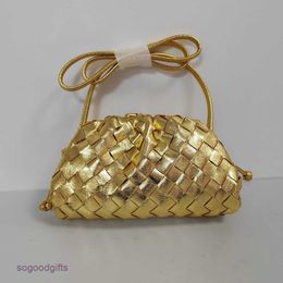 A YD Bag MINI Bottegss Jodie Venetss Small design gold silver cross woven bag large capacity messenger women's with logo 09Y9