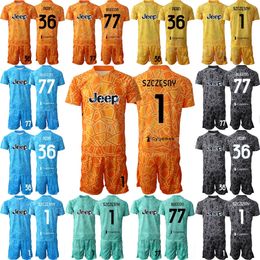 Club Team 22/23 Man Goalkeeper GK Soccer 77 Gianluigi Buffon Jersey Set Long Sleeve 1 Wojciech Szczesny 23 Carlo Pinsoglio 36 Mattia Perin Football Shirt Kits YouWen