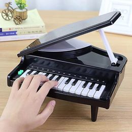 Keyboards Piano 26 Key Mini Electronic Simulation Play Music Instrument Toy Practice Black Pink Chirstmas Gift 231127