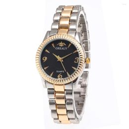 Wristwatches Men Watch Stainless Steel Strip Quartz Clock Fashion Casual Relogio Feminino Girl Watches Simple Business Wristwatch