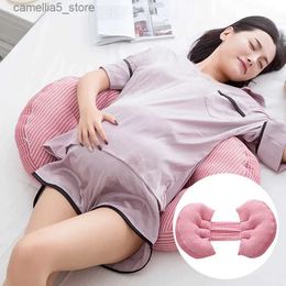 Maternity Pillows U Shape pregnancy pillow Women Belly Support Side Sleepers pregnant pillow maternity accessoires Q231129