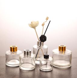 50ml 100ml 150ml 200ml clear empty room aroma reed diffuser glass bottles round luxury 100ml send by UPSOcean Express2045467