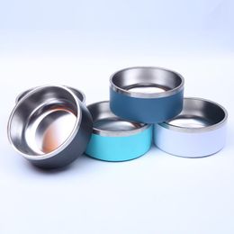 Feeding Nonslip Pet Bowl Dog Food Water Feeder Stainless Steel Pet Drinking Dish Feeder Cat Puppy Feeding Supplies Small Dog Accessorie