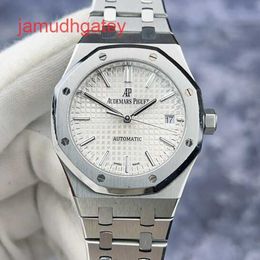 Ap Swiss Luxury Watch Royal Oak Series 15450ST Precision Steel Material Silver White dial Automatic Mechanical Watch Men's Watch Diameter 37mm Complete Set 3L71