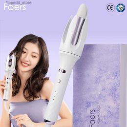 Curling Irons Automatic Hair Curler Stick Negative ion Electric Ceramic Curler Fast Heating Rotating Magic Curling Iron Hair Care Styling Tool Q231128
