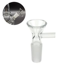 Thick Glass Bowl For Hookah 14mm Male Joint Funnel Bowls Smoking Piece Tool For Tobacco Bong Oil Dab Rig Burning Water Pipe