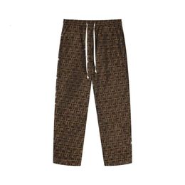 Men's casual pants f jacquard designer trousers outdoor jogging pants men women fashion loose leggings