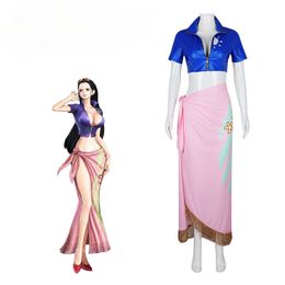 PIECE ONE Sailing King Cosplay Costume Nico Robin Two Years Later