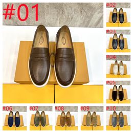 10 Style Luxurious Men's Classic Retro Genuine Leather Brogue Shoes Mens Slip On Designer Dress Business Office Flats Men Wedding Party Oxfords EU SIZE38-45