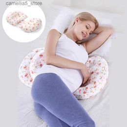 Maternity Pillows Soft Waist Maternity Pillow For Pregnant Women Cotton Pregnancy Pillow U Full Body Pillows To Sleep Pregnancy Cushion Pad Q231128