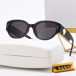 Designer's classic luxury coastal glasses Elliptically wrapped side metal couple's sunglasses composite metal sunglasses gold sunglasses Katie frame glasses