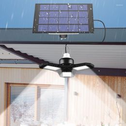 Led Solar Lamp 60/120 Garage Lights Folding Light Powered Rechargeable Warehouse Workshop Emergency Lighting