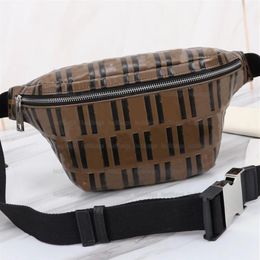 Belt Bag Black Nappa Leathers Fanny Pack Multifunctional Outdoor Equipment Crossbody Waist Bags Dark Brown Leather Diagonal Insert284M