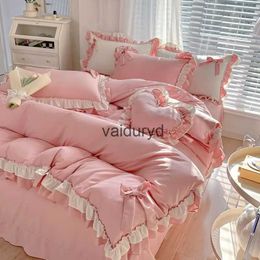 Bedding sets Four Seasons Universal Pure Cotton Suit Princess Style Household High-end Bed Sheet Quilt Cover case 4 Piece Setvaiduryd