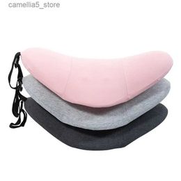 Maternity Pillows Maternity Bed Lumbar Pillow Pregnancy Simple Solid Colour Cushion Pregnant Women Sleeping Memory Foam Cotton Lumbar Pillow Q231128