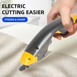 Scharen Electric Sewing Scissors Electric Power Tool Cutter Cutting Tool for Fabric Leather Cloth Professional Tailor Scissors